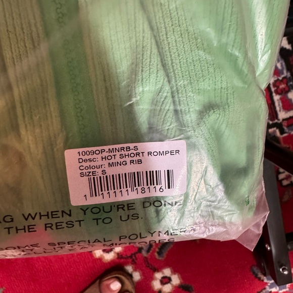 Toast Ribbed Hot Short Romper - Ming Rib - Picture 7 of 8